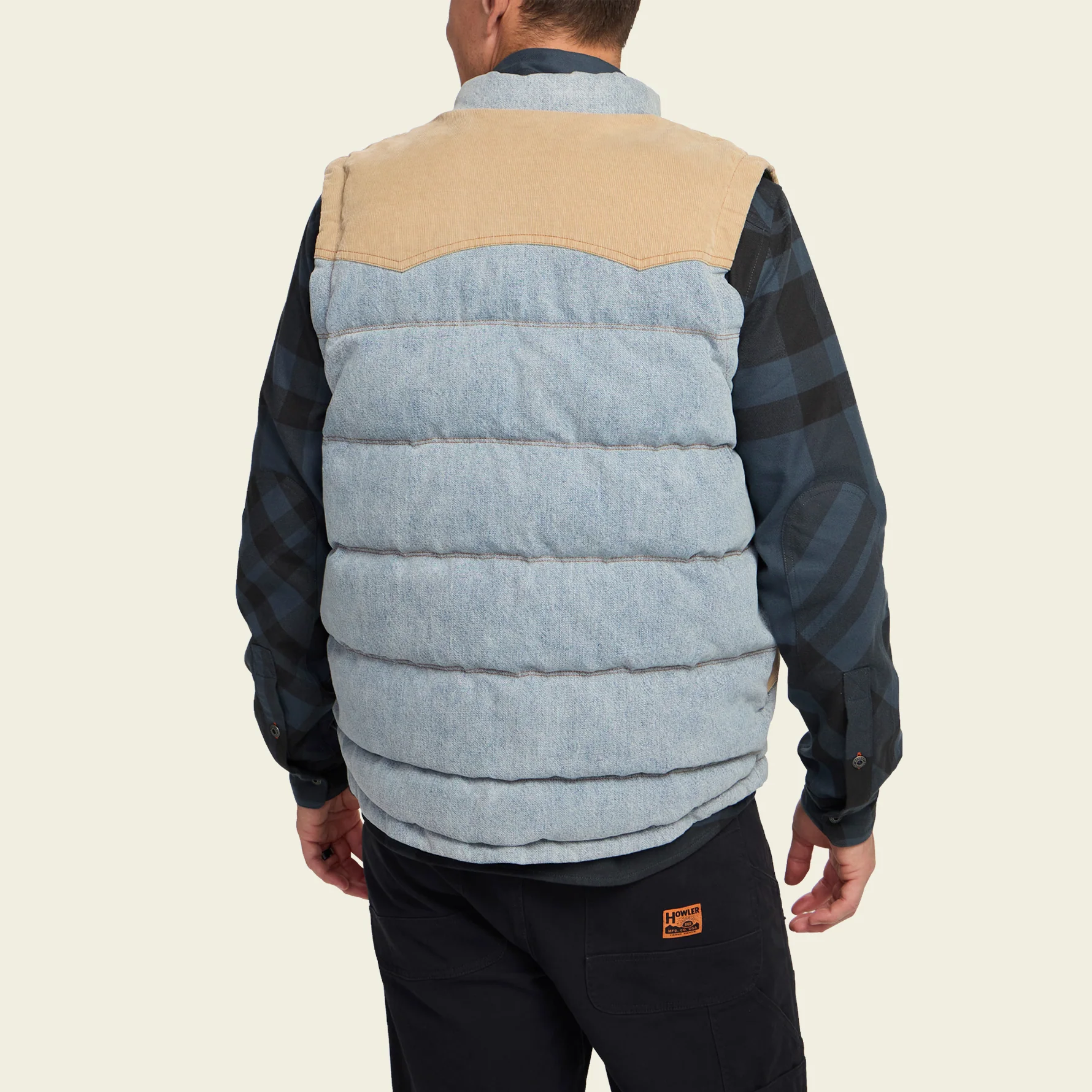 Denim Rounder Vest - Sky Denim / Dirt - Image 5